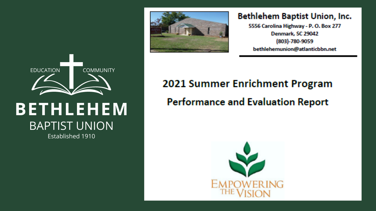 2021 SEP Performance & Evaluation Report